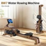 BOTORRO Water Rowing Machine with Adjustable Resistance