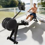 YOSUDA Air Magnetic Rowing Machine with Dual Resistance