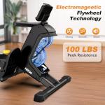 HitGo Foldable Magnetic Rowing Machine with Bluetooth