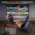 HitGo Foldable Magnetic Rowing Machine with Bluetooth