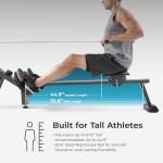 Sunny Health & Fitness Smart Magnetic Rowing Machine