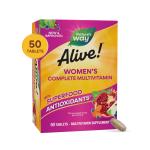Alive! Women's Complete Multivitamins with Superfoods 50ct