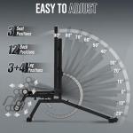 Mikolo Adjustable Weight Bench with Leg Support