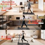 ApexNexus Folding Walking Pad Treadmill with Handle