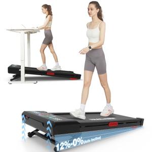 TRAILVIBER Compact Under Desk Walking Pad Treadmill