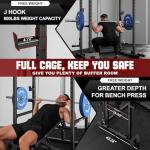 Goimu 2000LBS Power Cage with LAT Pulldown