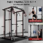 Goimu 2000LBS Power Cage with LAT Pulldown