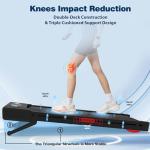 TRAILVIBER Compact Under Desk Walking Pad Treadmill