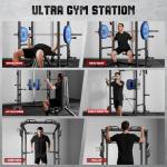 Goimu 2000LBS Power Cage with LAT Pulldown