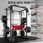 Goimu 2000LBS Power Cage with LAT Pulldown