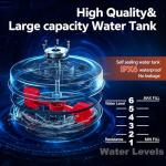 TANTISY Foldable Water Rowing Machine for Home