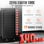 GOIMU M1 Home Gym Station with 140LBS Weight Stack