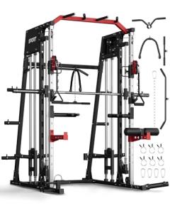 2200lbs Smith Machine with Cable & LAT System