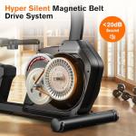 Pooboo Magnetic Recumbent Exercise Bike with Arm Exerciser