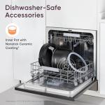 6 Qt 1100W Electric Pressure Cooker with Non-stick Pot