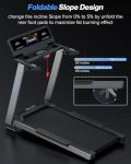WELLFIT Heavy-Duty Treadmill with Bluetooth & Incline