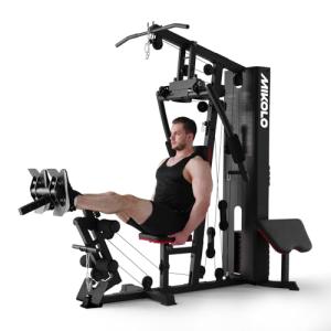 Mikolo Home Gym with 150LBS Weight Stack