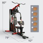 Fitvids All-in-One Home Gym with Weight Stack