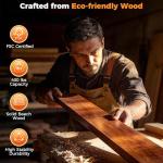 YOSUDA Foldable Water Rower with Bluetooth Monitor