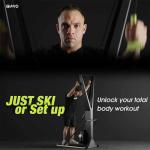 Indoor Ski Exercise Machine for Aerobic Workouts