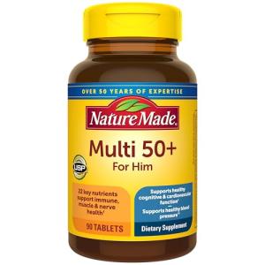 Multivitamins for Men 50 Plus - 90 Tablets