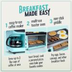 Nostalgia 3-in-1 Electric Breakfast Station - Aqua