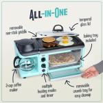 Nostalgia 3-in-1 Electric Breakfast Station - Aqua