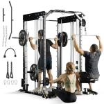 Smith Machine Power Cage with Cable System