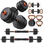 Adjustable 70lbs Dumbbell Set for Home Workouts