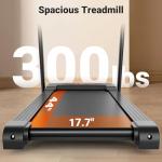 THERUN Folding Incline Treadmill with LED Screen