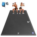 Extra Large Non-Slip Exercise Mat for Home Gym
