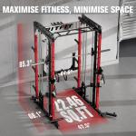 RitFit M1 Pro Smith Machine with Cable Crossover