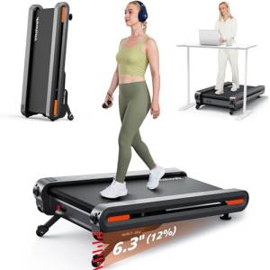 Vitalwalk Space-Saving Walking Pad Treadmill with Incline