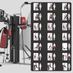 ULTRA FUEGO Home Gym Workout Station with Pulley