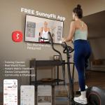 Sunny Health Smart Elliptical Machine for Home Cardio