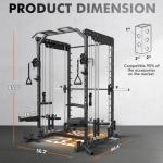 Smith Machine Power Cage with Cable System