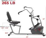 Sunny Health & Fitness Recumbent Elliptical Bike