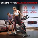 Whisper Quiet Exercise Bike with Digital Display