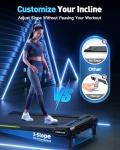 YOSUDA Under Desk Walking Pad Treadmill with Incline