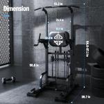 Sportsroyals Power Tower: Multi-Function Home Gym Trainer