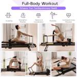Foldable MU Pilates Reformer for Home & Gym
