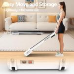 GOYOUTH 2-in-1 Under Desk Treadmill with Speaker