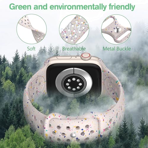 Breathable Sport Silicone Band for Apple Watch