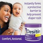 Desitin Maximum Strength Baby Diaper Rash Cream with 40% Zinc Oxide for Treatment, Relief & Prevention, Hypoallergenic, Phthalate- & Paraben-Free Paste, 16 oz