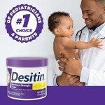 Desitin Maximum Strength Baby Diaper Rash Cream with 40% Zinc Oxide for Treatment, Relief & Prevention, Hypoallergenic, Phthalate- & Paraben-Free Paste, 16 oz