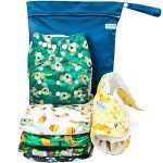 Eco-Friendly Reusable Cloth Diapers for Babies