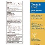 A+D Zinc Oxide Diaper Rash Treatment Cream, Dimethicone 1%, Zinc Oxide 10%, Easy Spreading Baby Rash Cream, 4 Ounce Tube (Packaging May Vary)