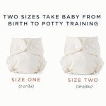 Esembly Organic Cotton Cloth Diaper Inserts - 3-Pack