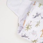 HappyFlute Adjustable Reusable Cloth Diapers Set