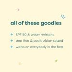 Babyganics SPF 50 Mineral Sunscreen Lotion, Sheer Blend, UVA UVB Protection, Octinoxate & Oxybenzone Free, Water Resistant, Fragrance Free, 3 oz